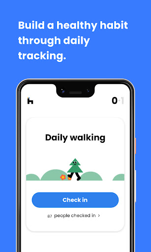 Android application Habit Project screenshort
