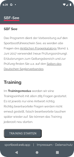 Android application SBF-See screenshort