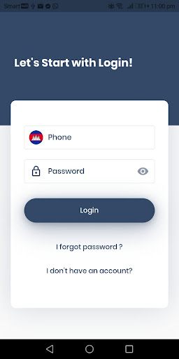 Android application Food Direction Manager screenshort