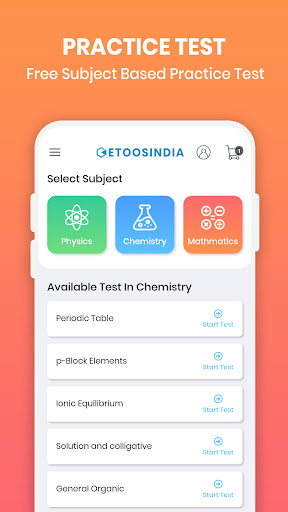 EtoosIndia: JEE, NEET Prep App Screen 2