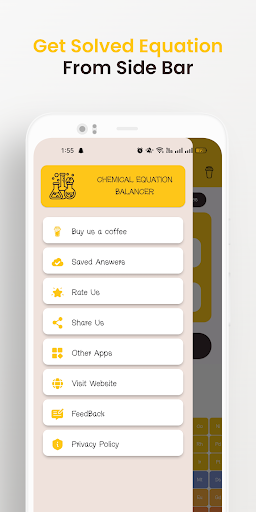 Screenshot of Chemical Equation Balancer App