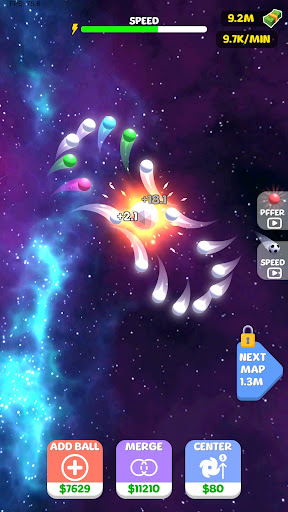 Android application Merge Gravity Balls screenshort