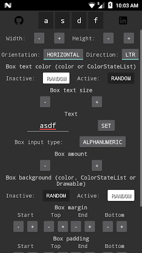 Android application OtpView demo screenshort