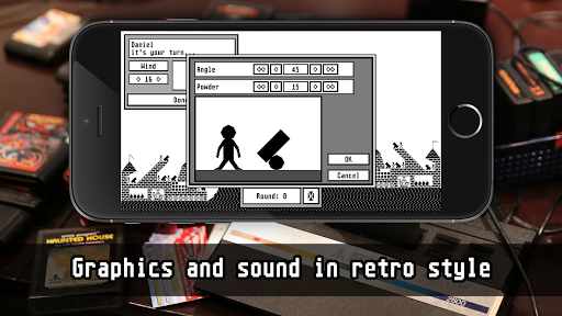 Android application Ballerburg - Atari 80s Retroga screenshort