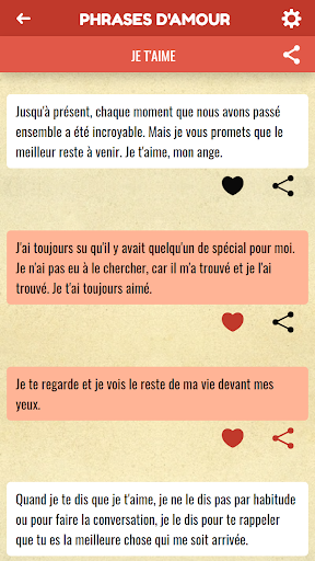 Aperçu de l'application