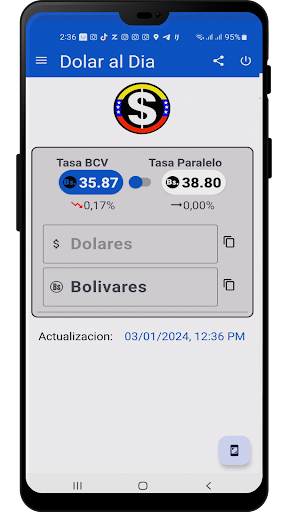 Dolar al Dia Venezuela Screen 2
