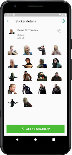 Movies & TV Series Stickers Screen 3