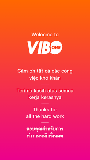 Android application VIBO ONE screenshort
