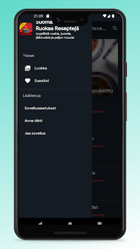 Android application Finnish Food Recipes & Cooking screenshort