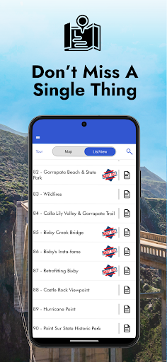 Pacific Coast Highway GPS Tour Screenshot 4 - AppWisp.com