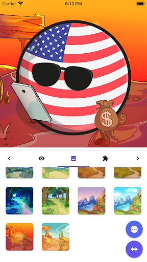 Countryballs Stickers Screen 3