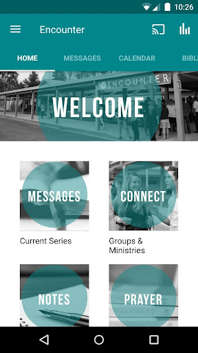 Android application Encounter Church MV screenshort