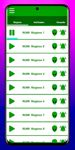 Alien Ringtone Screen 3