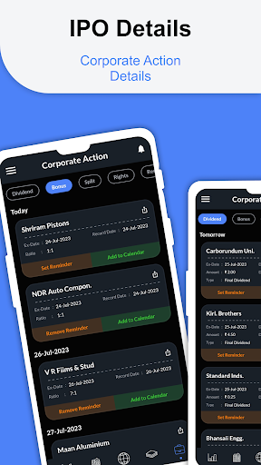 Android application NextStock : IPO & Market Info screenshort