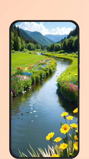 Android application مناظر طبيعية screenshort