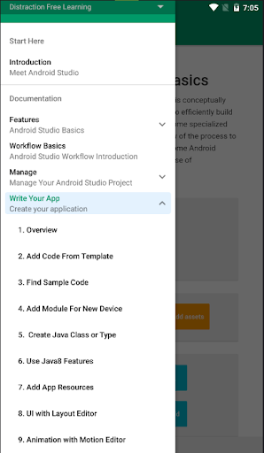 Screenshot of Learn Android Studio Offline