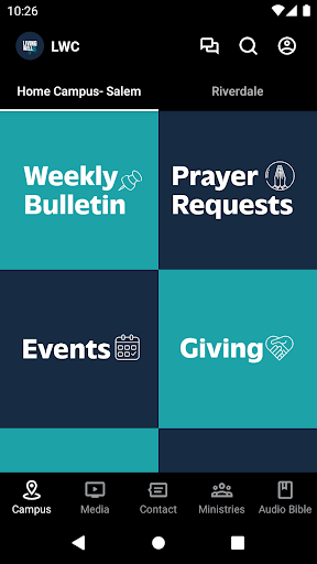 Android application Living Well Church - Salem screenshort