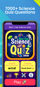 Captura de Pantalla 9 Ultimate Science Quiz 2023 android