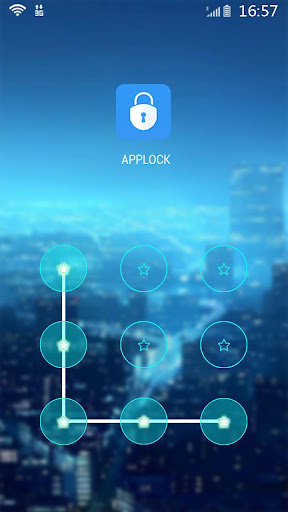 Android application AppLock Theme Night City screenshort
