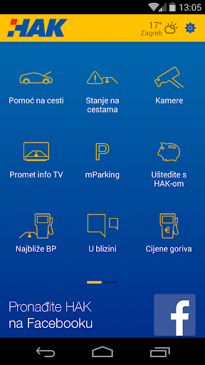 Android application Croatia Traffic Info – HAK screenshort