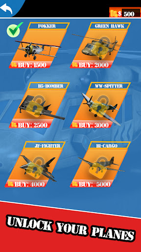 Go Plane 3D Missiles Escape Screen 2