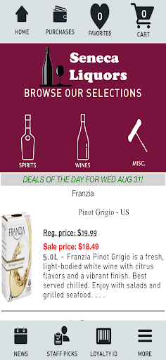 Seneca Liquors Screen 3