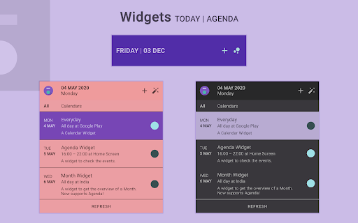 Everyday | Calendar Widget - Productivity - apps