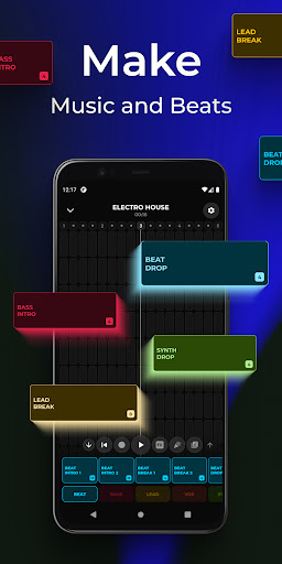 Android application Mixgrid: Music & Beat Maker screenshort