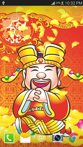 God of wealth Live Wallpaper Screen 2