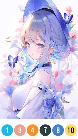 Game screenshot Anime Color by Number hack