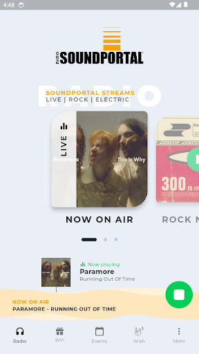 Android application Soundportal screenshort
