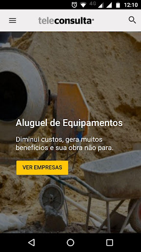 Android application Teleconsulta screenshort