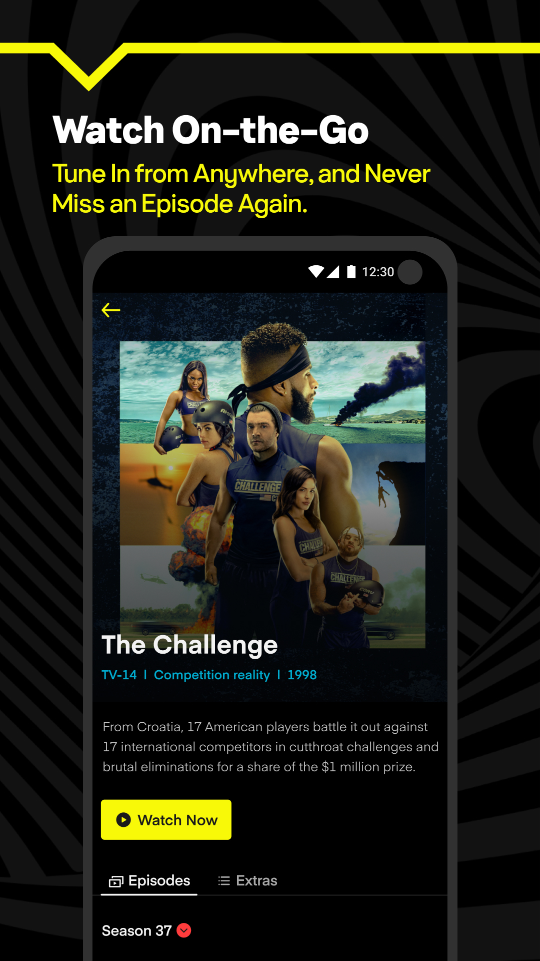 Android application MTV screenshort