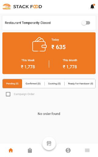 Android application SyncU for Vendors screenshort