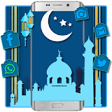 Half Moon Ramadan kareem icon