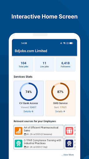 Android application Bdjobs Employer screenshort