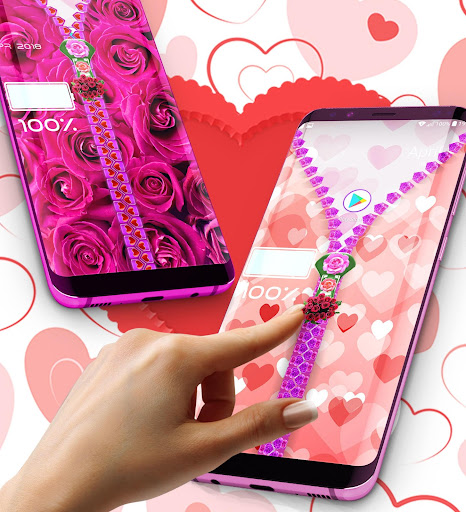 Cute zip screen locker Screen 2