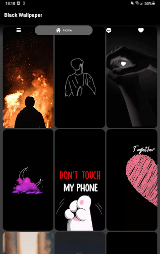 Black Wallpaper Screen 2