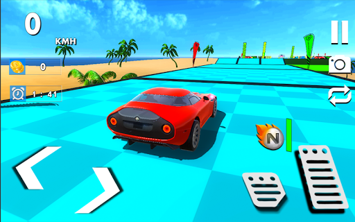 Mega Sky Ramp: Car Drive Game Screen 3