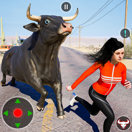 Angry Bull Attack Survival 3D logo