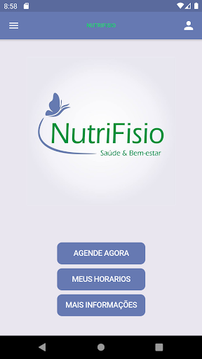 Android application Nutrifisio screenshort