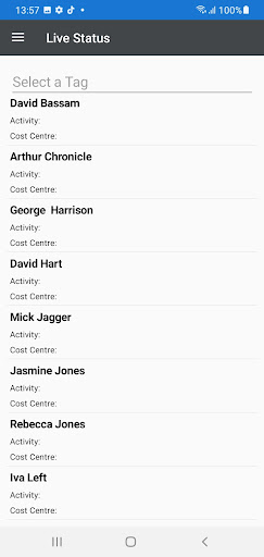 Chronicle Managers App Screen 3