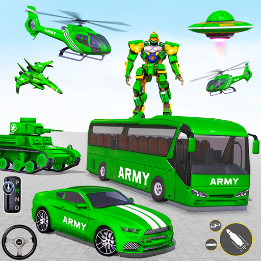 Download Army Bus Robot Car Game 3d APK