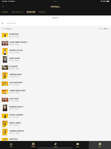 Screenshot of Wake Forest Demon Deacons