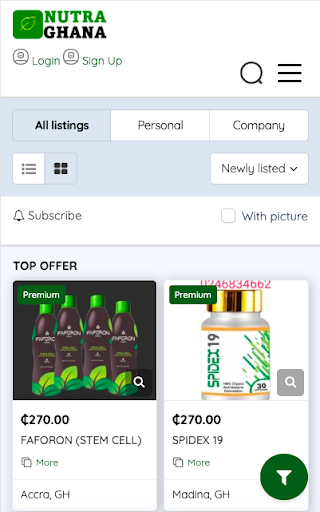 NutraGh Screen 3