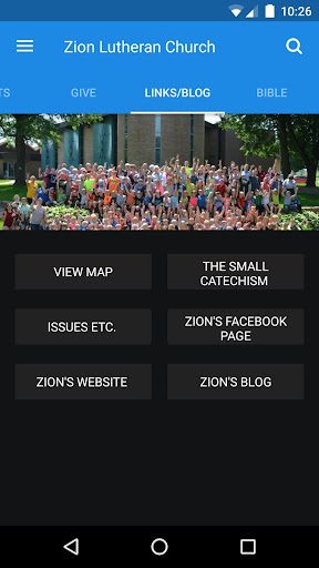 Zion Lutheran Church Screen 3