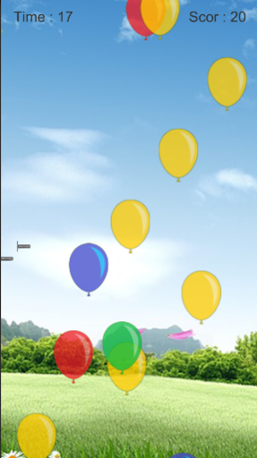Android application Balloon Popping 2D screenshort