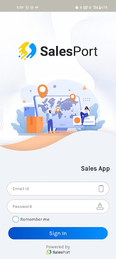 Android application SalesPort Sales screenshort
