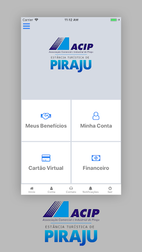 Android application Acip Piraju Benefícios screenshort