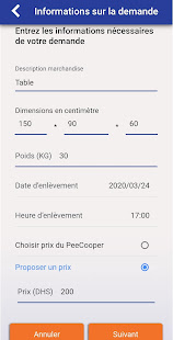 PeeCoop - Livraison colis, marchandises, courses 2.32 APK screenshots 3